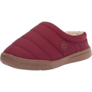 imageDearfoams Womens Kendra Sport Lounge Memory Foam Clog SlipperCabernet Nylon