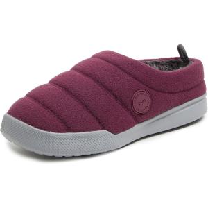 imageDearfoams Womens Kendra Sport Lounge Memory Foam Clog SlipperFig Fleece
