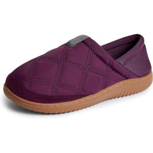 imageDearfoams Womens River Closed Back Memory Foam Energy Return SlipperAubergine