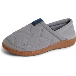 imageDearfoams Womens River Closed Back Memory Foam Energy Return SlipperMedium Grey