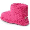 imageDearfoams Kids Tate Washable Fuzzy Bootie SlipperParadise Pink