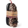 imageDearfoams Womens Layla Ballerina with Suede Outsole SlipperBlack  Leopard 2 Pack