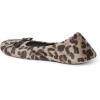 imageDearfoams Womens Layla Ballerina with Suede Outsole SlipperLeopard