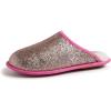 imageDearfoams Womens Celebrates Pride Scuff with Inclusive Sizing SlipperGlitter Nina West