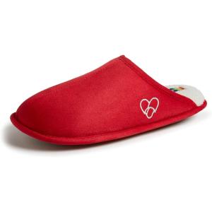 imageDearfoams Womens Celebrates Pride Scuff with Inclusive Sizing SlipperRed