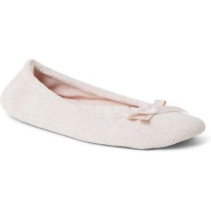 imageDearfoams Womens Layla Ballerina with Suede Outsole SlipperDusty Pink