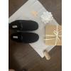 imageDearfoams Mens Breathable Perforated Microsuede Clog SlipperBlack