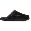 imageDearfoams Mens Matthew Moc Toe Scuff Indoor Outdoor House Shoe SlipperBlack