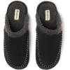 imageDearfoams Mens Matthew Moc Toe Scuff Indoor Outdoor House Shoe SlipperBlack