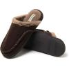 imageDearfoams Mens Matthew Moc Toe Scuff Indoor Outdoor House Shoe SlipperCoffee