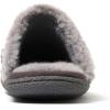 imageDearfoams Mens Matthew Moc Toe Scuff Indoor Outdoor House Shoe SlipperGrey