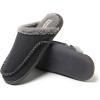 imageDearfoams Mens Matthew Moc Toe Scuff Indoor Outdoor House Shoe SlipperGrey