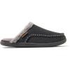 imageDearfoams Mens Matthew Moc Toe Scuff Indoor Outdoor House Shoe SlipperGrey