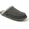 imageDearfoams Mens Matthew Moc Toe Scuff Indoor Outdoor House Shoe SlipperGrey