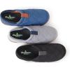 imageDearfoams Mens River Nylon Closed Back IndoorOutdoor Memory Foam Energy Return SlipperBlack
