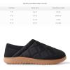 imageDearfoams Mens River Nylon Closed Back IndoorOutdoor Memory Foam Energy Return SlipperBlack