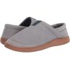imageDearfoams Mens River Nylon Closed Back IndoorOutdoor Memory Foam Energy Return SlipperMedium Grey