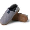 imageDearfoams Mens River Nylon Closed Back IndoorOutdoor Memory Foam Energy Return SlipperMedium Grey
