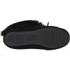 imageDearfoams Womens Genuine Suede Foldover Bootie Slipper with TieBlack