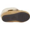 imageDearfoams Womens Genuine Suede Foldover Bootie Slipper with TieDesert