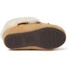 imageDearfoams Womens Genuine Suede Foldover Bootie Slipper with TieDesert