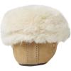 imageDearfoams Womens Genuine Suede Foldover Bootie Slipper with TieDesert