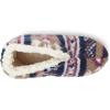 imageDearfoams Womens Heritage Warm Up Bootie SlipperNavy Multi Teddy