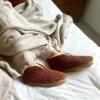 imageDearfoams Womens Heritage Warm Up Bootie SlipperRustic Brown Teddy
