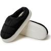 imageDearfoams Womens Quilted Shea Puff IndoorOutdoor ClogBlack