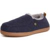 imageDearfoams Mens Alpine Zurich Closed Back SlipperNavy Heather