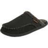 imageDearfoams Mens Matthew Moc Toe Scuff Indoor Outdoor House Shoe SlipperBlack