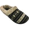 imageDearfoams Womens Knit Clog Memory Foam SlipperBlack Multi