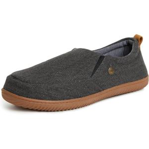 imageDearfoams Mens Alpine Zurich Closed Back SlipperBlack Heather