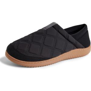 imageDearfoams Mens River Nylon Closed Back IndoorOutdoor Memory Foam Energy Return SlipperBlack