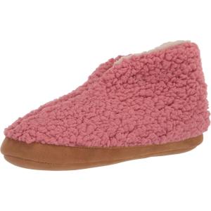 imageDearfoams Womens Heritage Warm Up Bootie SlipperRosewood Teddy
