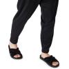 imageDearfoams Mens Caden Terry Crossband Slide SlipperBlack