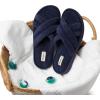 imageDearfoams Mens Caden Terry Crossband Slide SlipperNavy