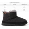 imageDearfoams Mens James Woven IndoorOutdoor Memory Foam Boot SlipperBlack