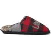 imageDearfoams Mens Uncle Bear SlipperFurry Plaid
