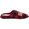 imageDearfoams Mens Uncle Bear SlipperRed Plaid