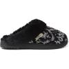 imageDearfoams Womens Allison Chenille Fairisle Scuff SlipperBlack