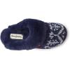 imageDearfoams Womens Allison Chenille Fairisle Scuff SlipperPeacoat