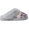 imageDearfoams Womens Allison Chenille Fairisle Scuff SlipperSleet