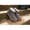 imageDearfoams Womens Fireside BathurstShearling Water Resistant Durable Memory Foam Slipper Ankle BootGrey