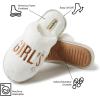 imageDearfoams Womens Girls Night Cheers Celebration Scuff SlipperGirls Night