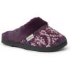 imageDearfoams Womens Allison Chenille Fairisle Scuff SlipperAubergine