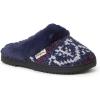imageDearfoams Womens Allison Chenille Fairisle Scuff SlipperPeacoat