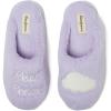 imageDearfoams Womens Fluffy Cute Scuff SlipperPurple