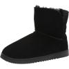 imageDearfoams Womens Paige Suede Bootie SlipperBlack