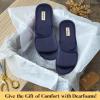 imageDearfoams Mens Adjustable IndoorOutdoor Memory Foam Machine Washable Summer Slide SlipperNavy